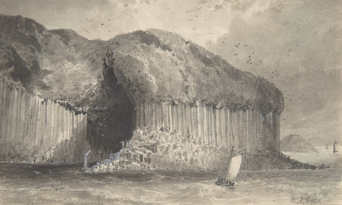 David Octavius Hill - View of Fingal’s Cave