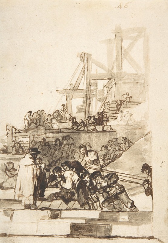 Francisco de Goya - Construction in progress
