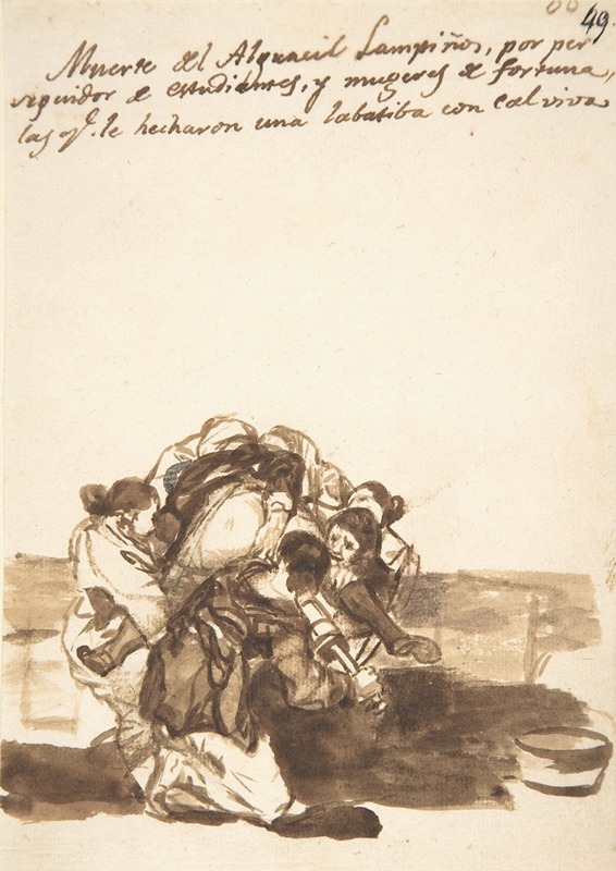Francisco de Goya - Revenge on Constable Lampiños