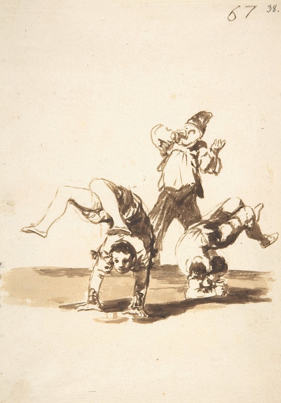 Francisco de Goya - Three acrobats