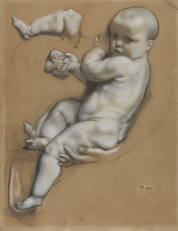 Frederick Goodall - Study of a Baby
