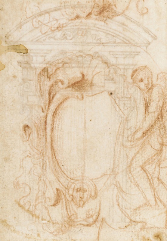 Giovanni Battista Mola - Album Containing Architectural, Ornament, and Figure Drawings