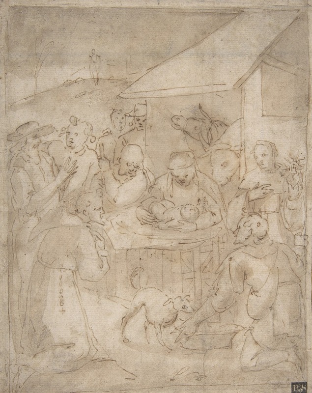 Giovanni Battista Paggi - Adoration of the Shepherds