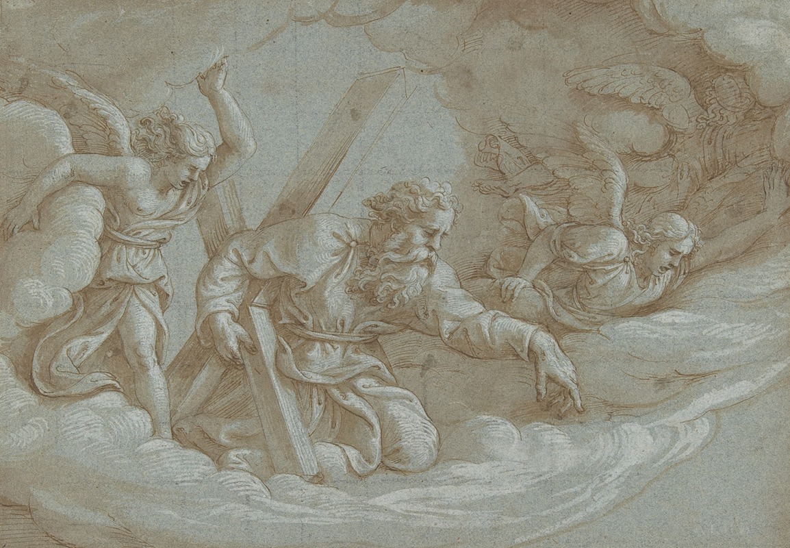 Giulio Romano - Apparition of Saint Andrew in Glory