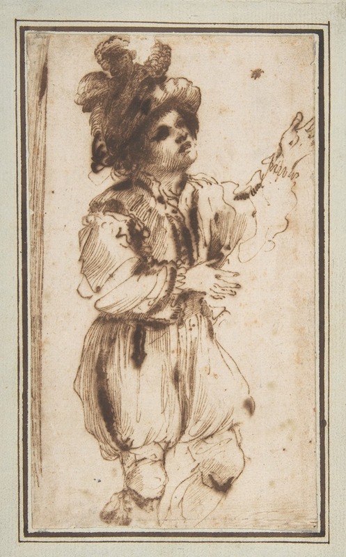 Guercino - Boy Chasing a Butterfly