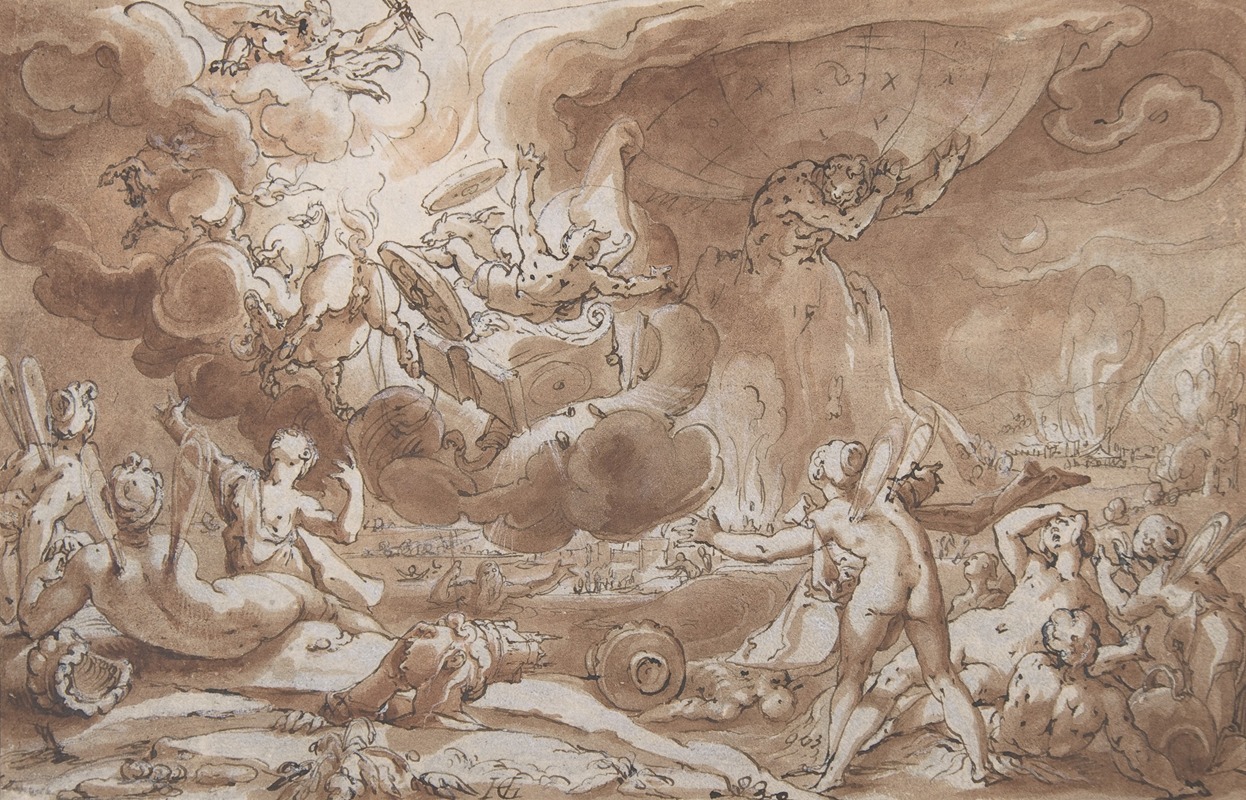 Hendrick Goltzius - The Fall of Phaeton