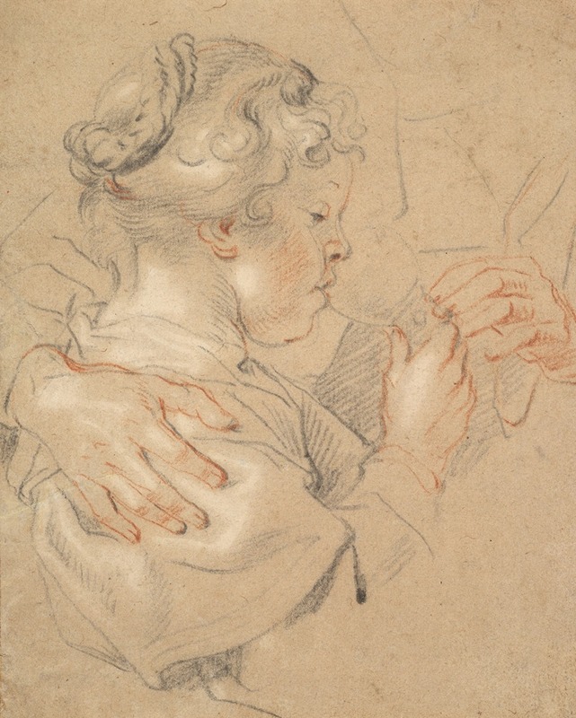 Jacob Jordaens - Study of a Young Girl Drinking from a Glass