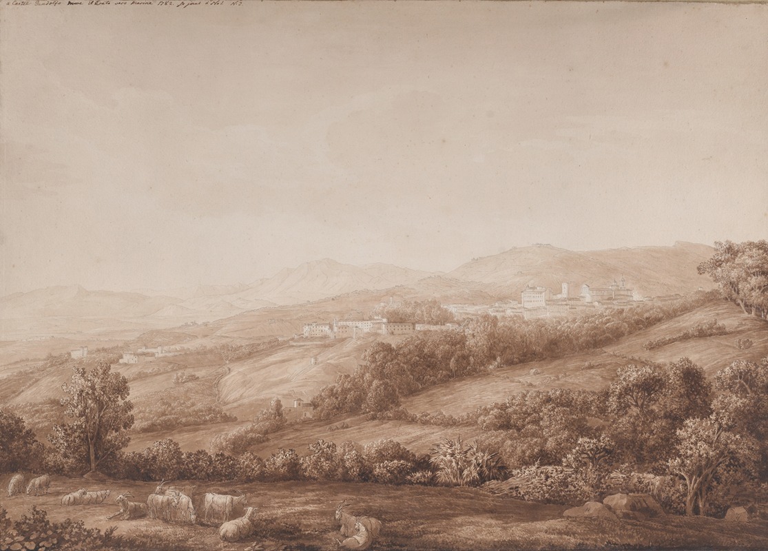 Jakob Philipp Hackert - View of Marino in the Alban Hills