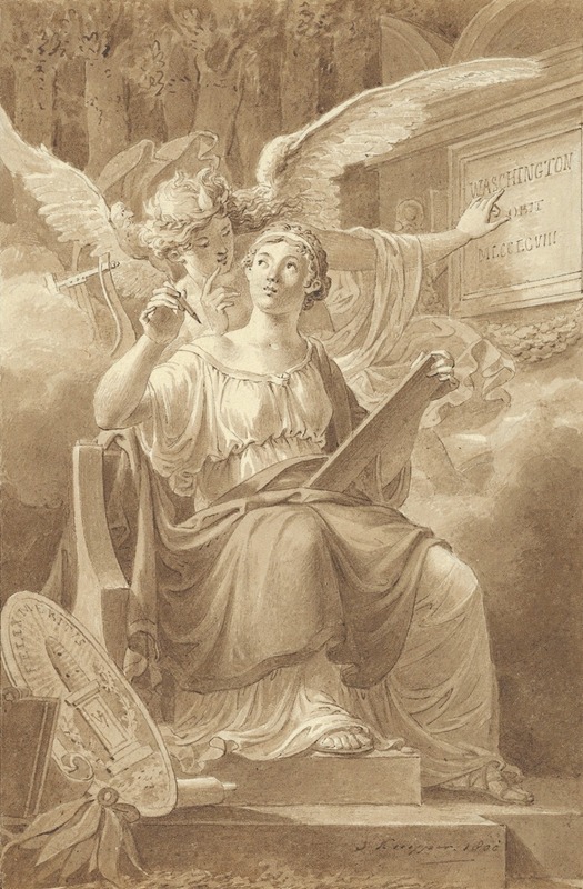 Jacques Kuyper - Allegory on the Death of George Washington