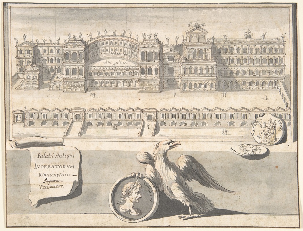 Jan Goeree - A Reconstructed View of the Palace on the Palantine Hill