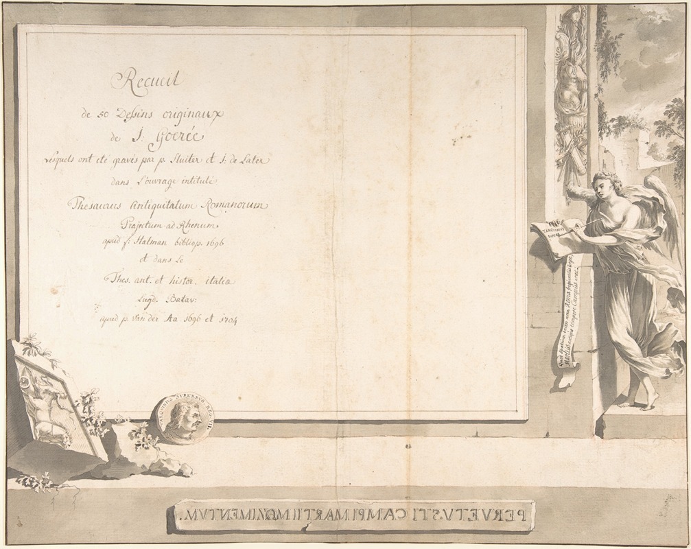 Jan Goeree - Frontispiece for the Thesaurus Antiquitatum Romanarum