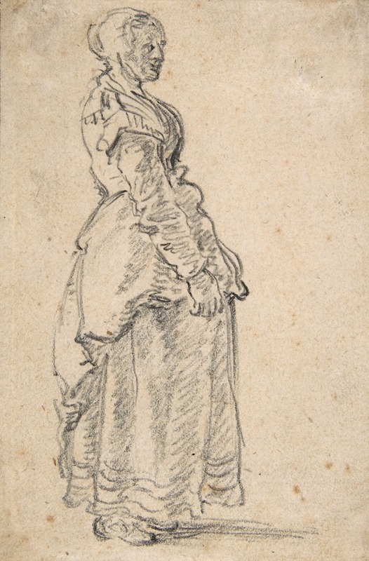 Jan van Goyen - Standing Woman