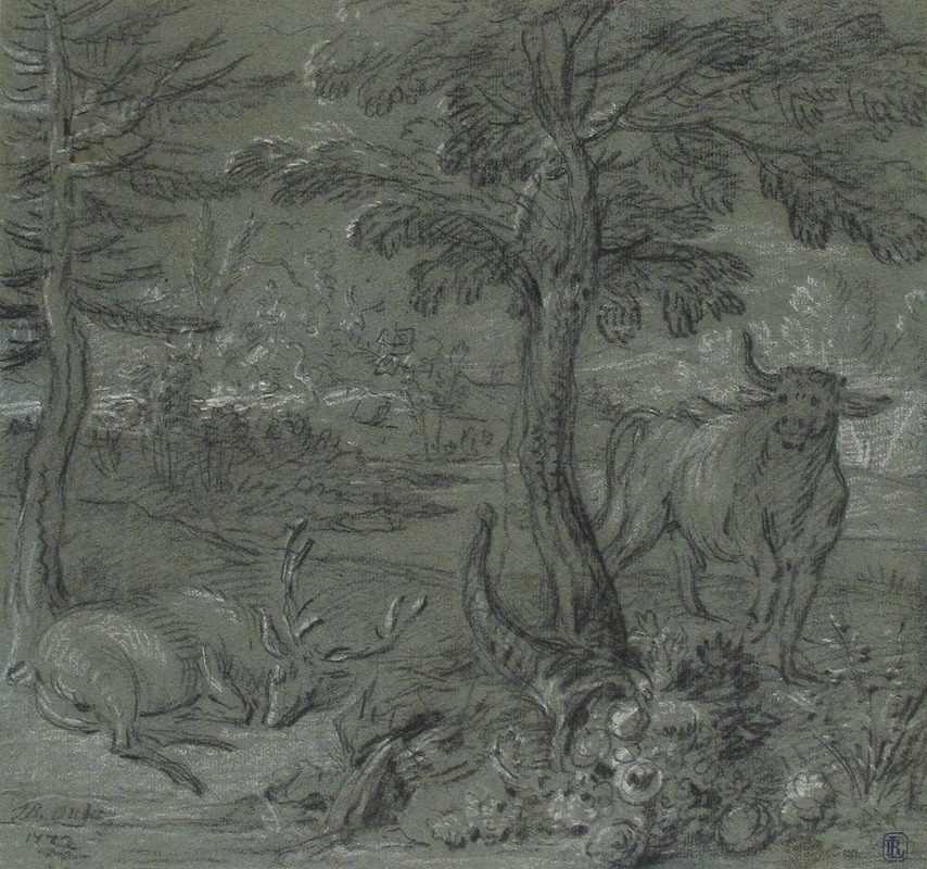 Jean-Baptiste Oudry - Acheloüs Transformed into a Bull