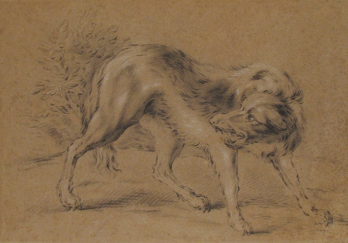 Jean-Baptiste Oudry - Angry Dog