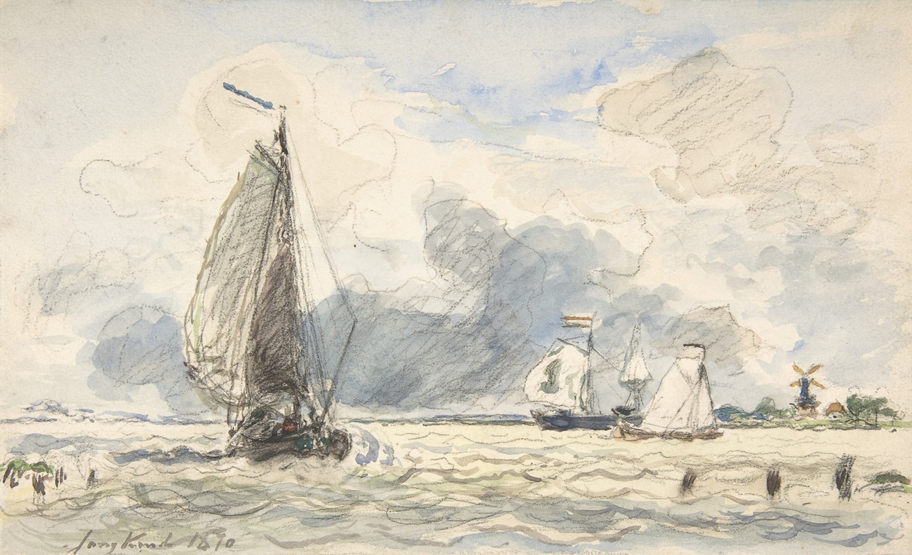 Johan Barthold Jongkind - Dutch Fishing Boats