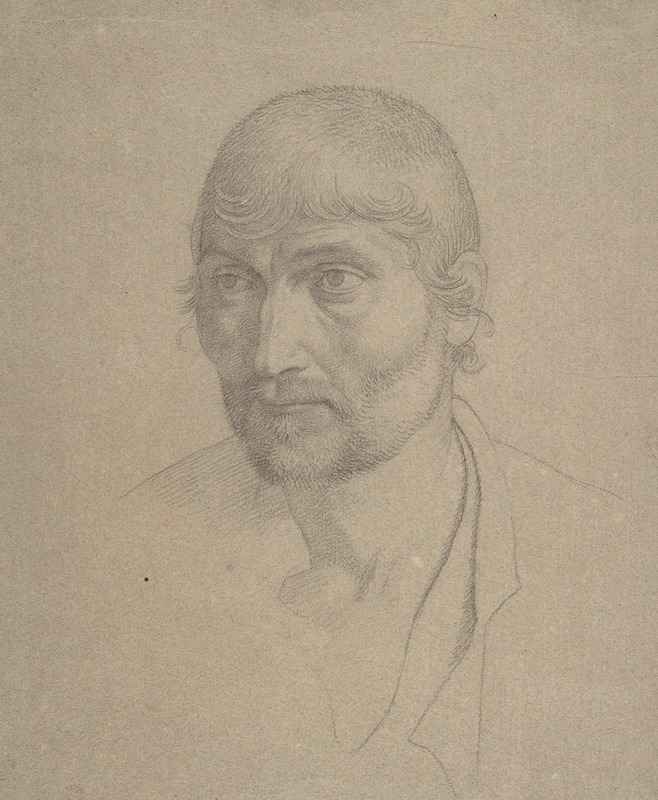Johann Friedrich Overbeck - Head of a Bearded Man