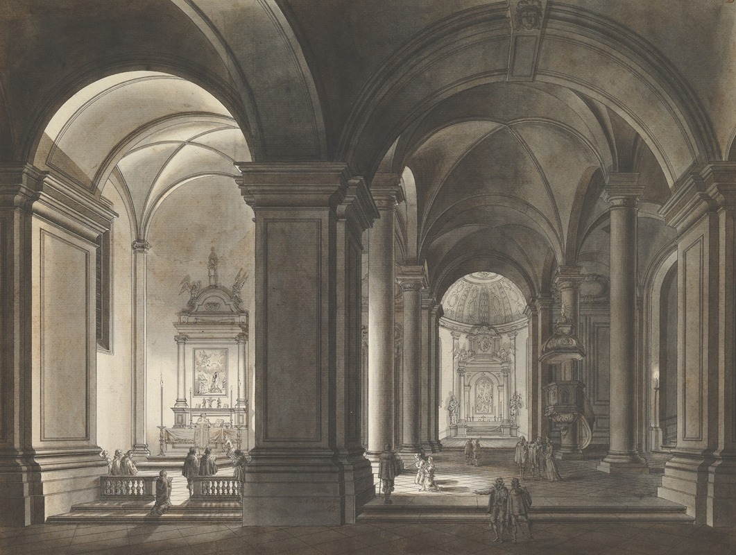 Johann Ludwig Ernst Morgenstern - Church Interior
