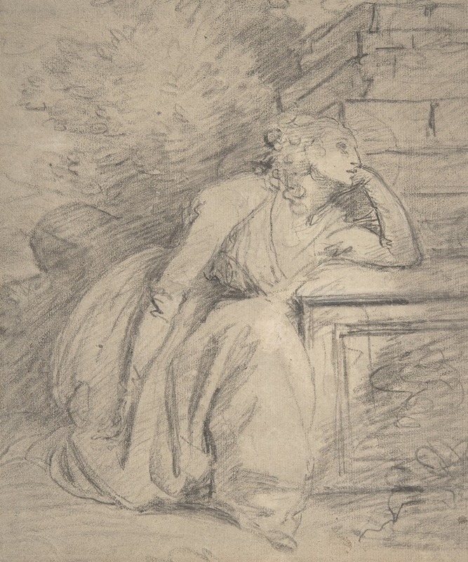 John Hoppner - Study of a Seated Woman