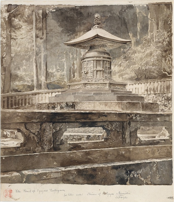 John La Farge - The Tomb of Iyeyasu Tokugawa