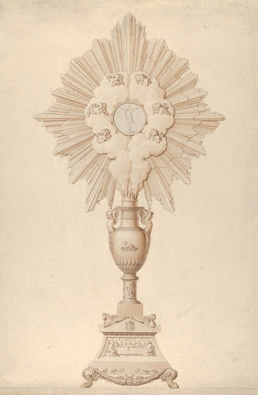 Louis Lafitte - Design for a Monstrance (Presented to the City of Trieste by King Louis XVIII)