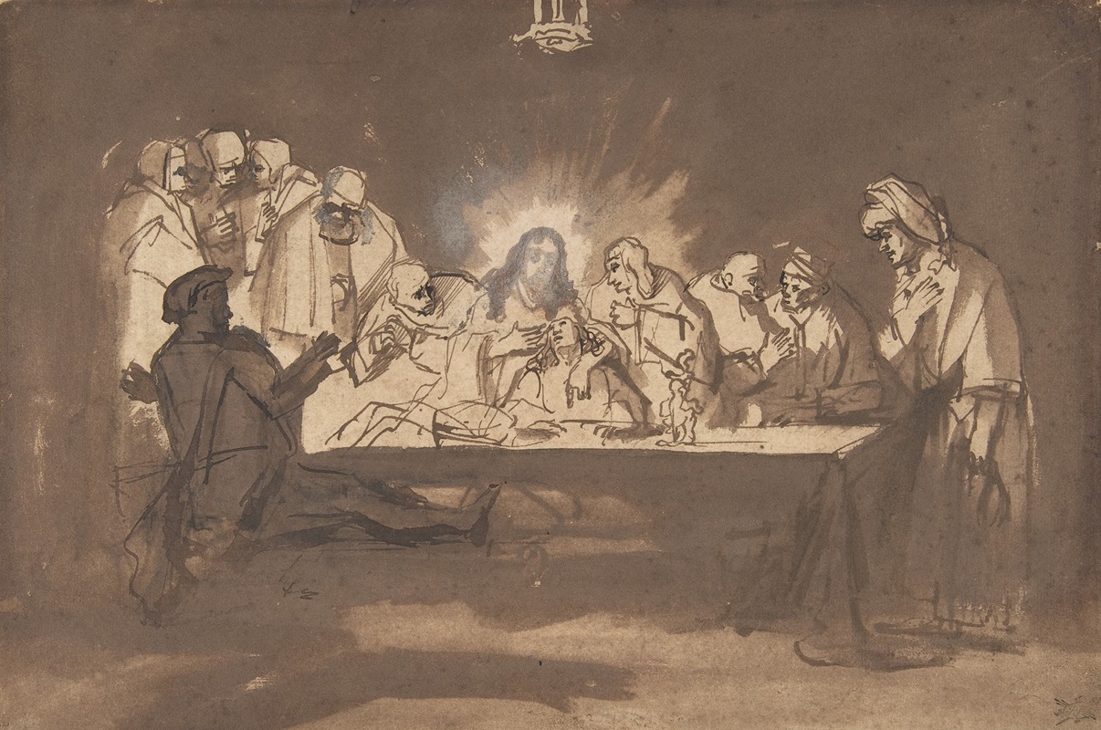 Philips Koninck - Last Supper late