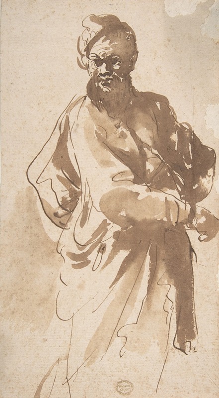 Pier Francesco Mola - Figure of a Man