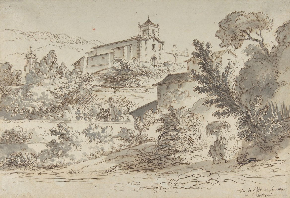 Pierre Lelu - The Church of São Martinho in Sintra, Portugal