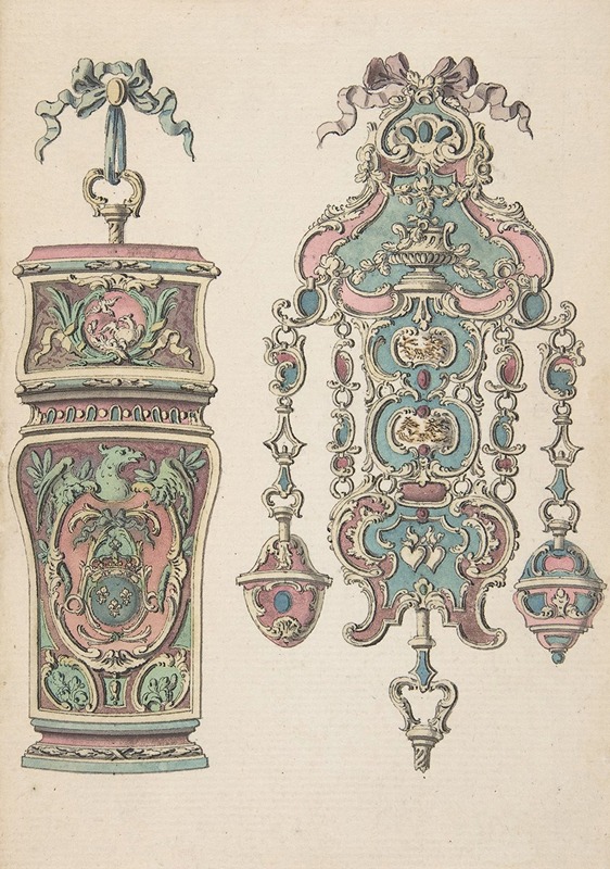 Pierre Moreau - Designs for an Etui and a Chatelaine