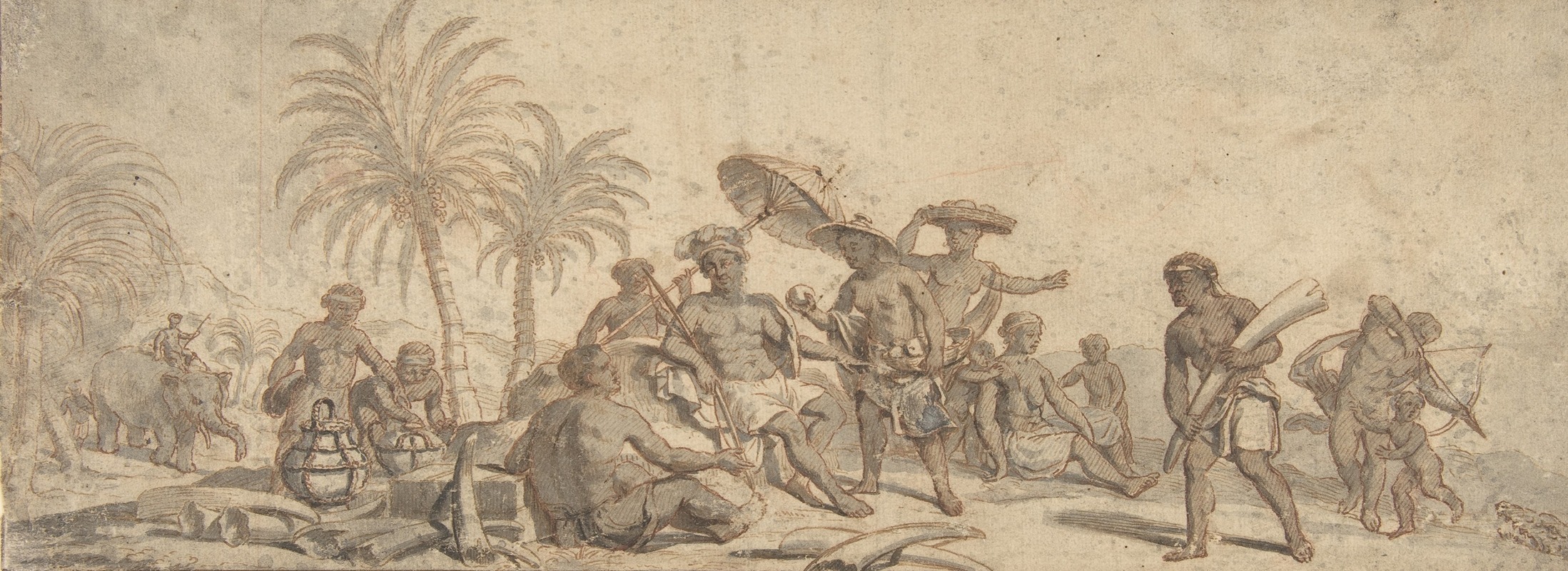 Pieter van Laer - Scene of Africa