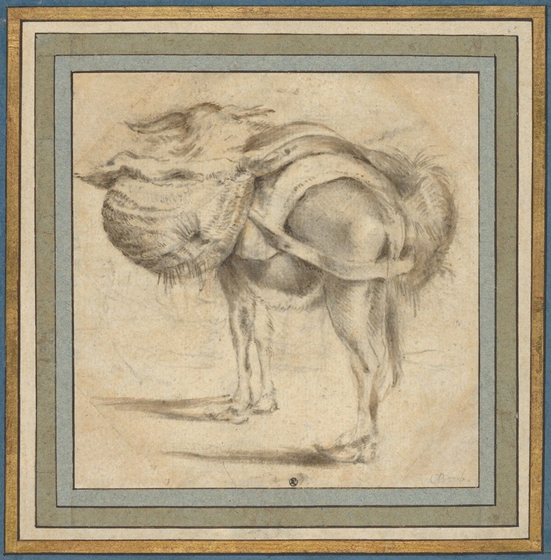 Pieter van Laer - Study of a Donkey