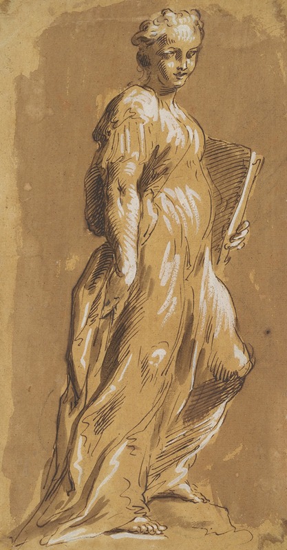 Pietro Antonio Novelli - Allegorical Figure of a Woman