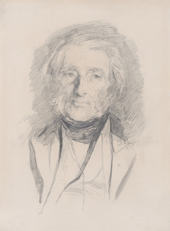 Sir Hubert von Herkomer - Portrait of John Ruskin