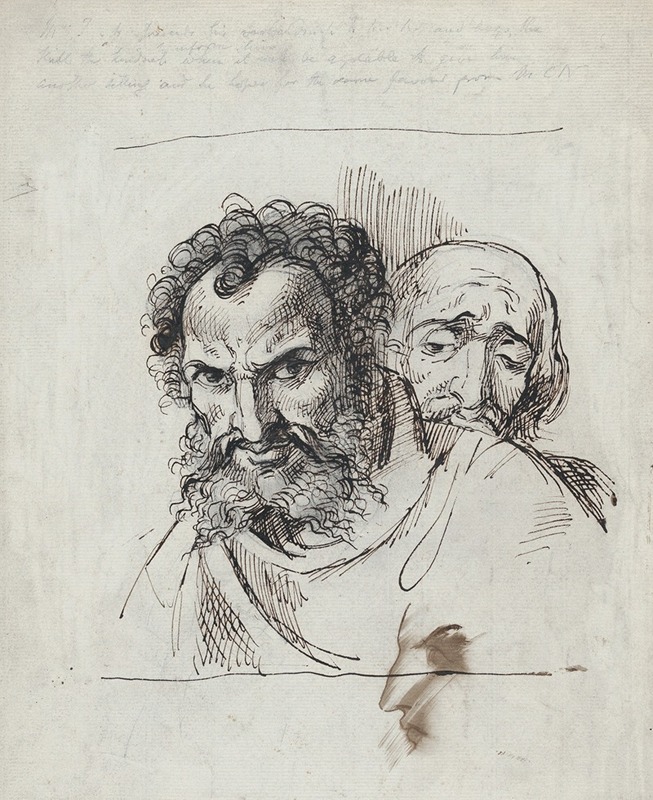Theodor von Holst - Two Male Heads