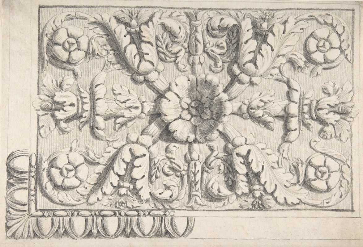 Thomas Hardwick - Classical Ceiling Moldings with Floral Ornament