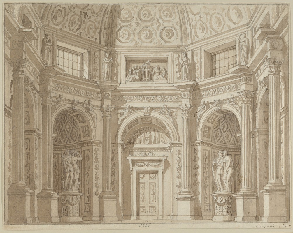 Tranquillo Orsi - Stage Design, with Four other Drawings