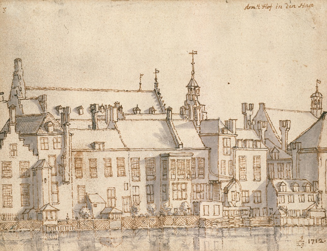 Valentijn Klotz - Buildings Along the Hofvijver in The Hague