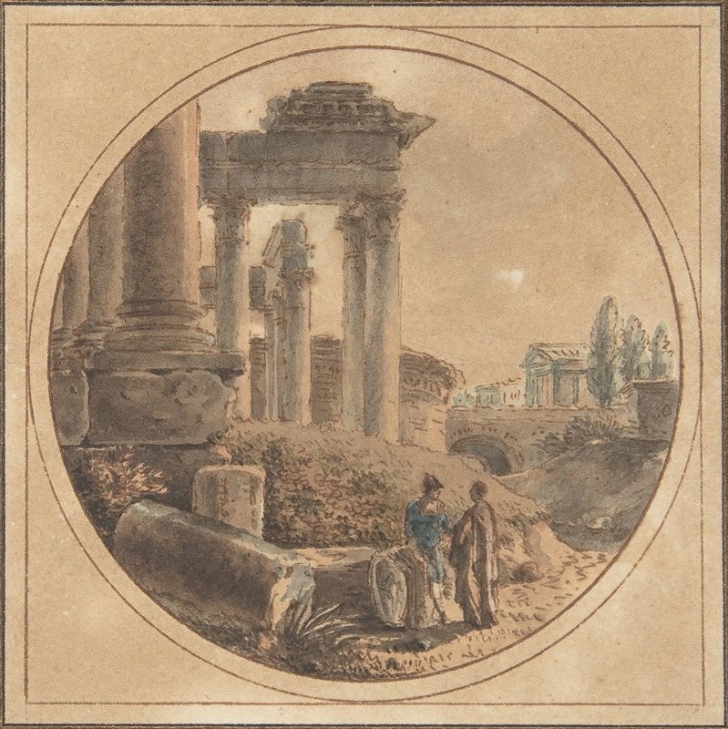 Victor-Jean Nicolle - Fantasy View of the Roman Forum