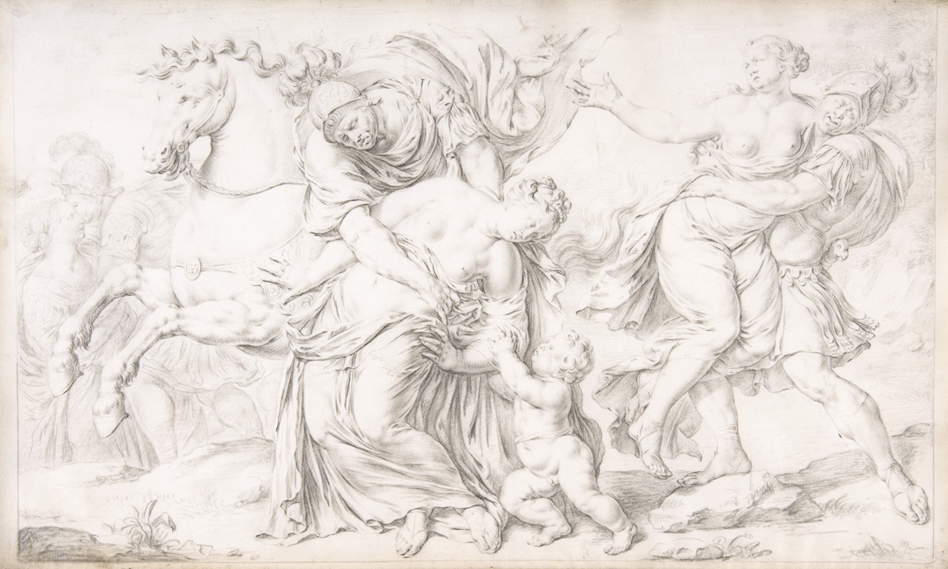 Willem Van Mieris - The Rape of the Sabines