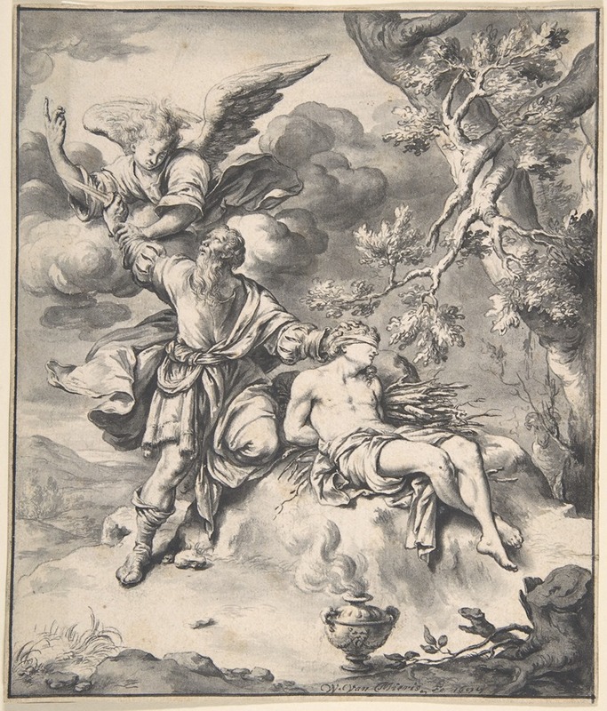 Willem Van Mieris - The Sacrifice of Isaac