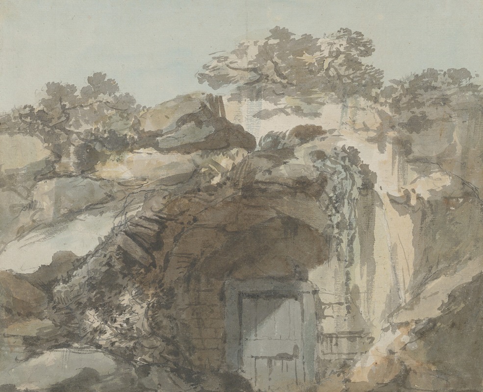 William Marlow - The Door of a Grotto