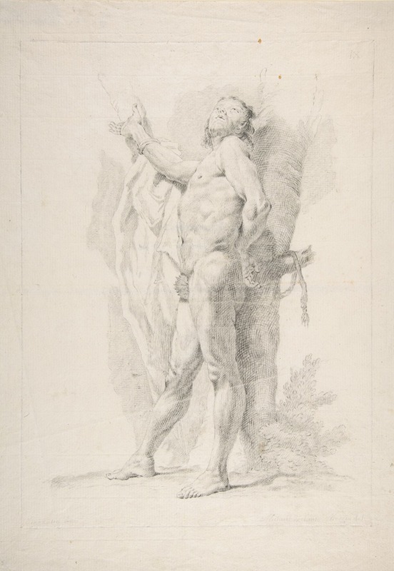After Giovanni Battista Piazzetta - Nude Figure