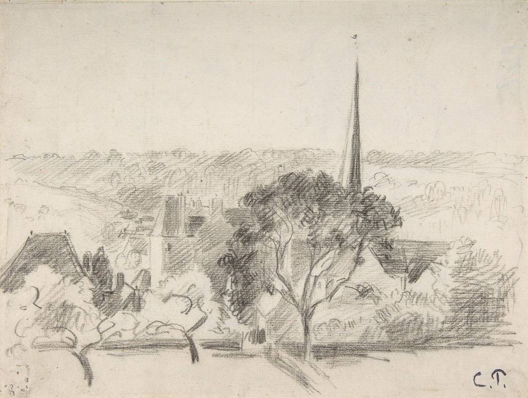 Camille Pissarro - The Church at Eragny