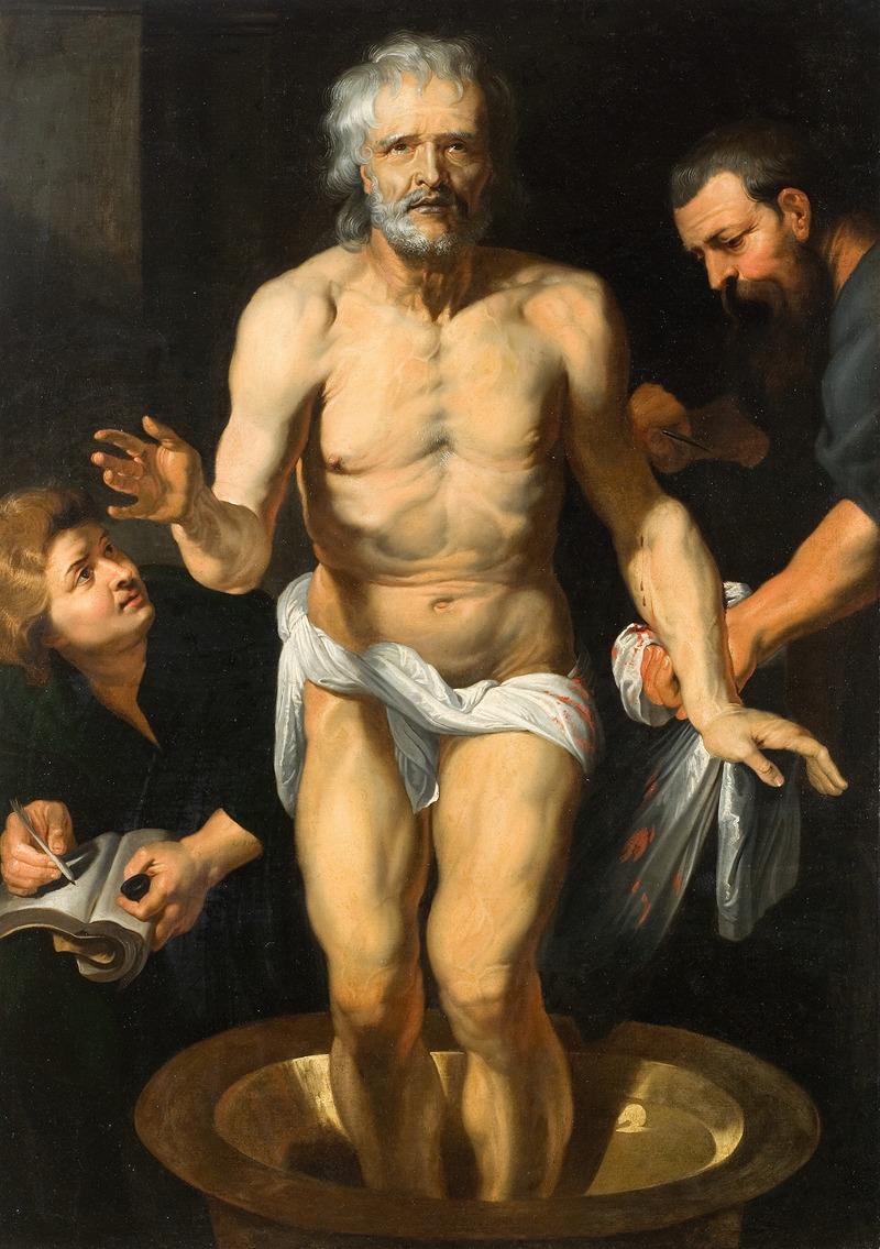Follower of Peter Paul Rubens - The Death of Seneca