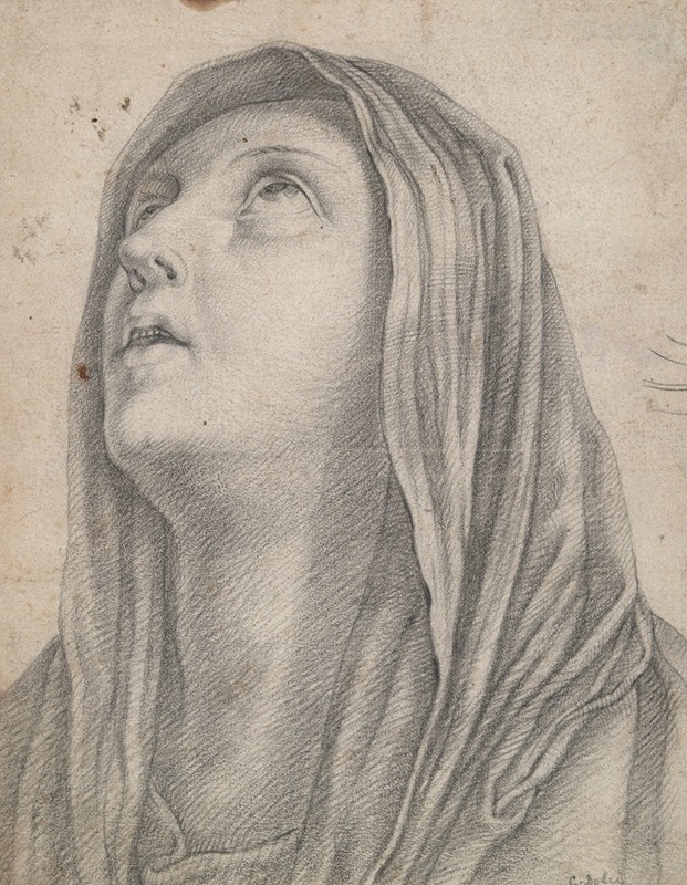 Carlo Dolci - Head of the Virgin Mary