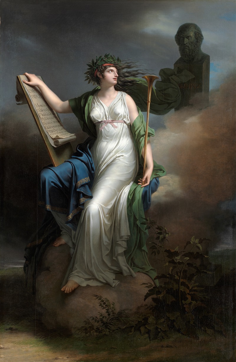 Charles Meynier - Calliope, Muse of Epic Poetry