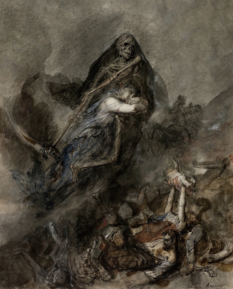 Clément-Auguste Andrieux - Allegory of Death
