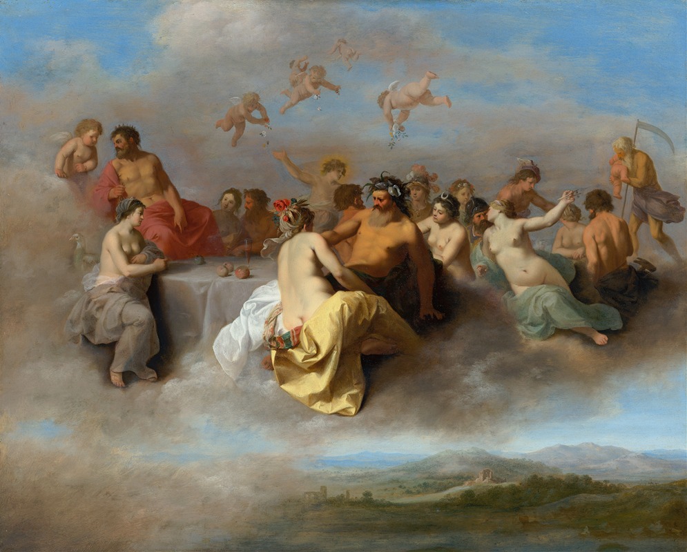 Cornelis Van Poelenburch - Council of The Gods