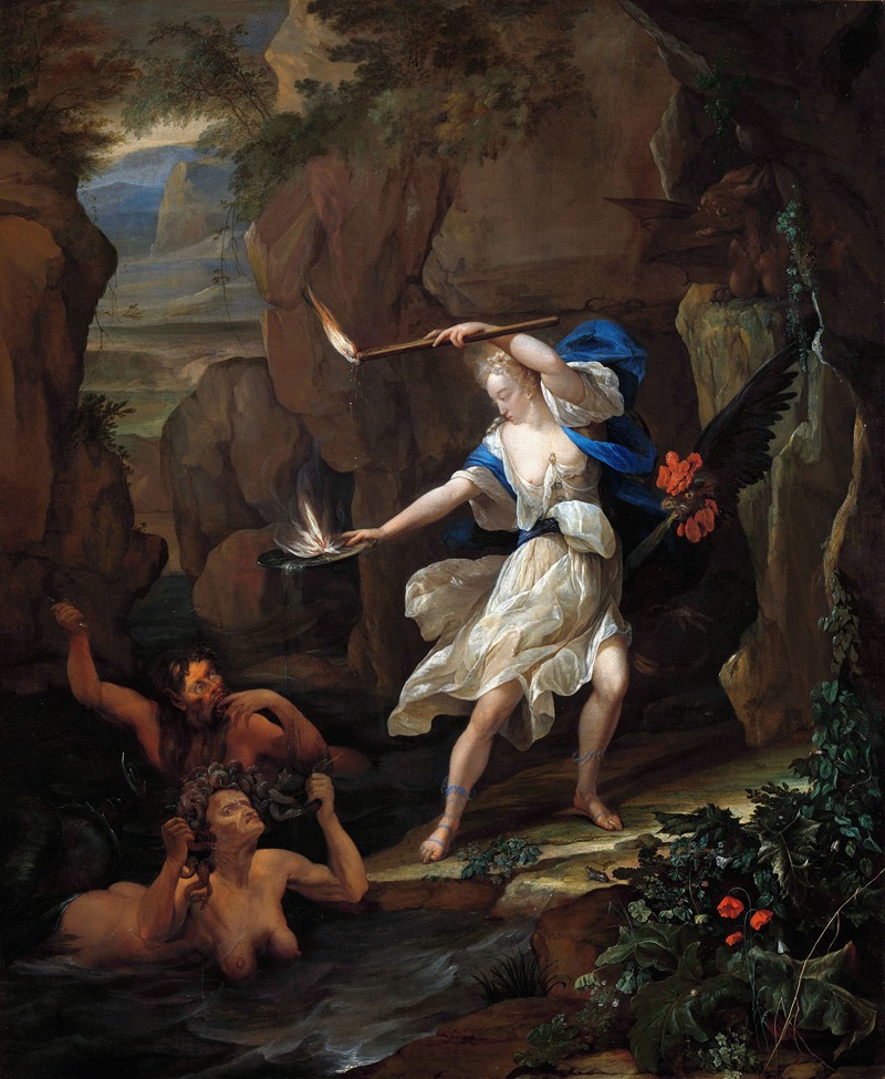 Eglon van der Neer - Circe Punishes Glaucus By Turning Scylla Into A Monster