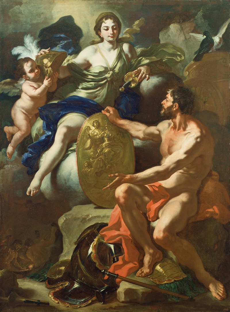 Francesco Solimena - Venus At The Forge of Vulcan