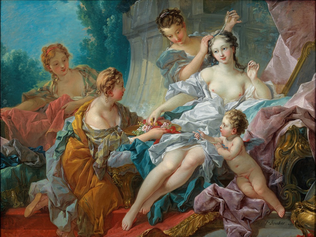 François Boucher - The Toilet of Venus